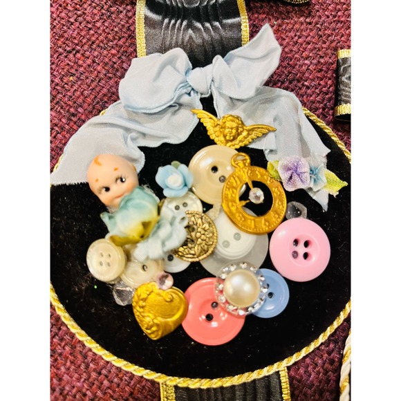 Vintage Kewpie Handmade Decor set of 2 - Picture 3 of 6